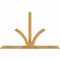 Ekena Millwork Richland Rough Sawn Timber Gable Bracket, Western Red Cedar, 84"W x 53"H x 4"D x 4"F, 15/12 Pitch GBW084X53X0404RIC00RWR - alternate 1